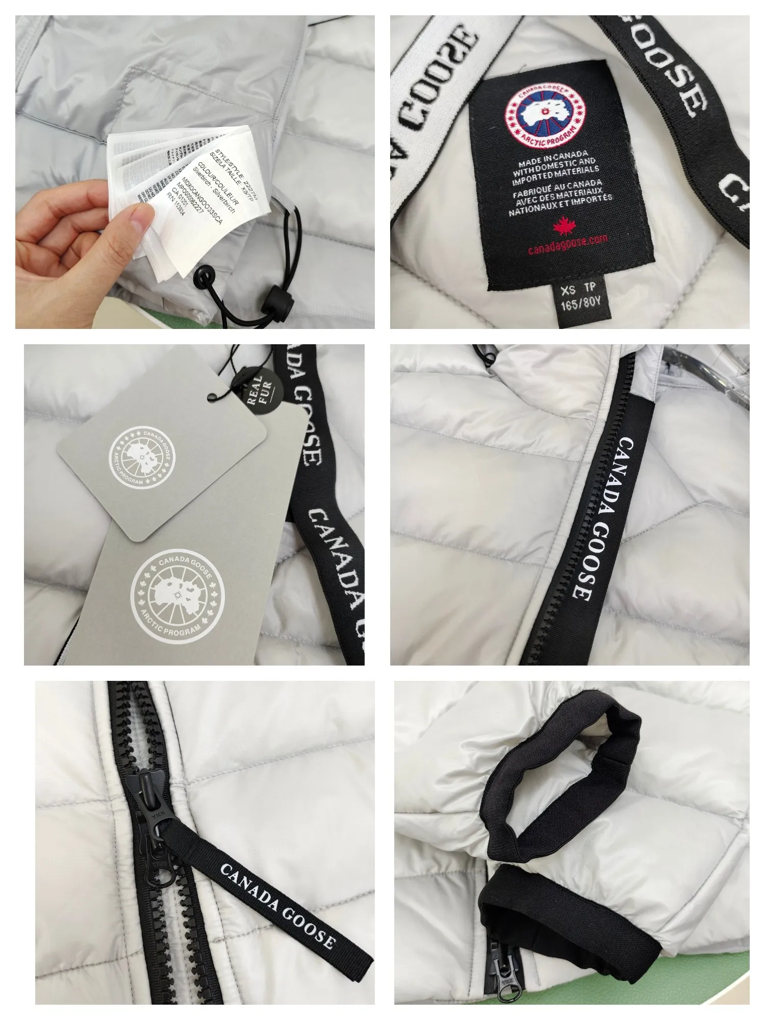 P840 𝘾𝘼𝙉𝘼𝘿𝘼 𝙂𝙊𝙊𝙎𝙀/Canada Goose 2227 thin and light model. It’s super lightweight and doesn’t feel any weight on your upper body at all! Show more temperament‼  Canada Goose, a Canadian brand, has always been recognized as the warmest down jacket. Various Instagram celebrities, Internet celebrities, and celebrities often wear it for street photos. I make Canada Goose every year, but I still can’t get rid of my love for the goose. No matter how cold the winter is, there is no need to be afraid. Canada Goose is the legendary warmest down jacket and is known as a must-have for Arctic outdoor sports! The most popular down jacket in the world, celebrities are rushing to buy it, it is a must-have! Code number: XS-2XL Color: silver gray (red label) silver gray (black label), black (red label), black (black label), dark blue